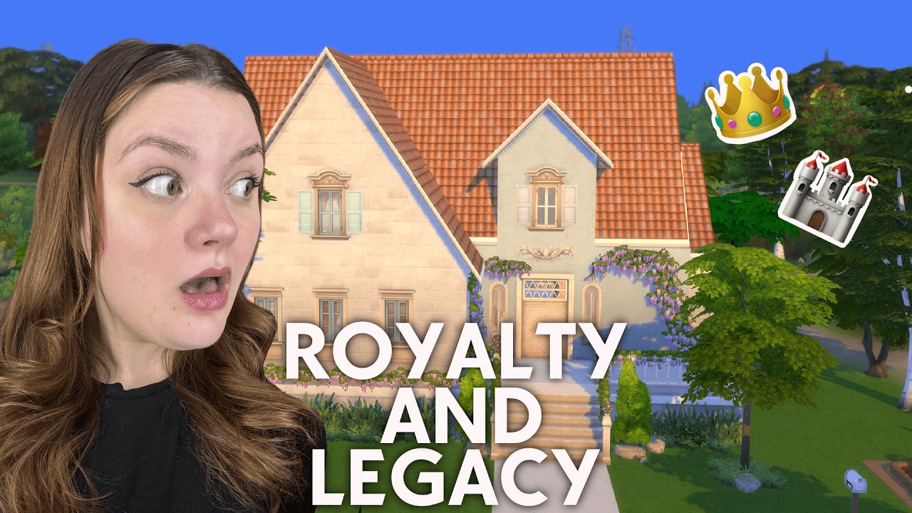 Building a house using only Royalty and Legacy 👑 The Sims 4
