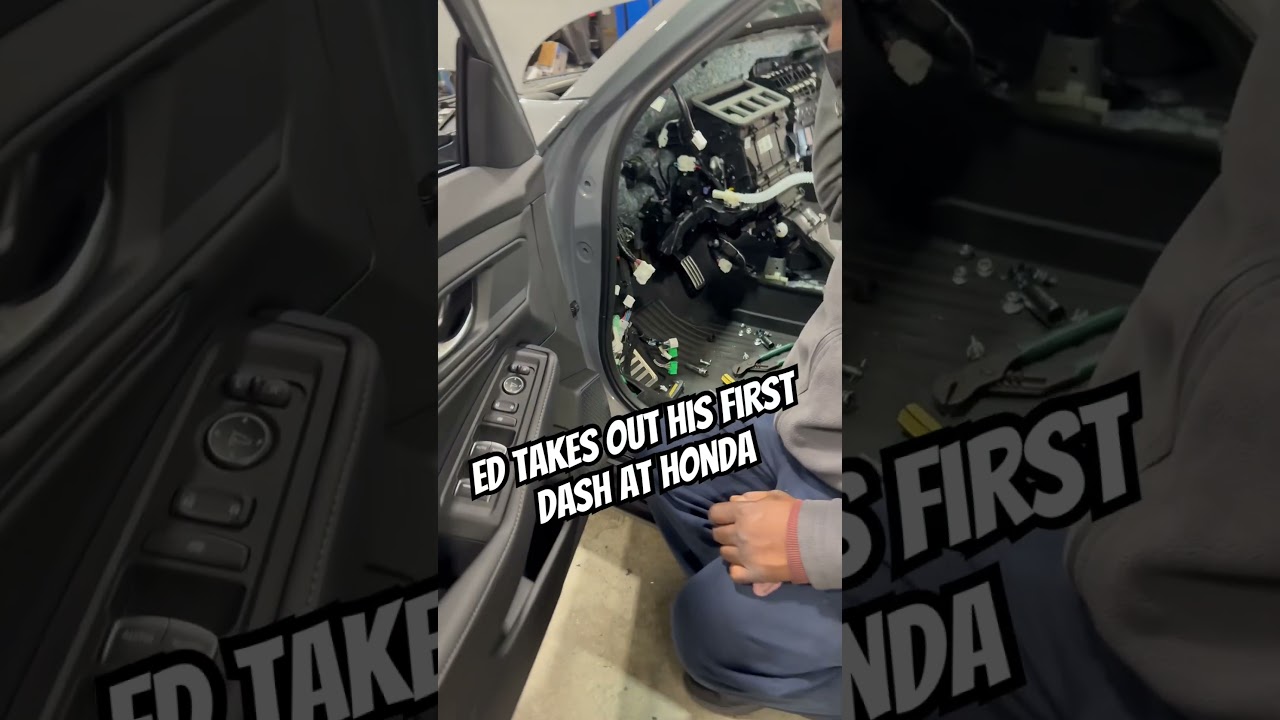 Honda Dash Removal