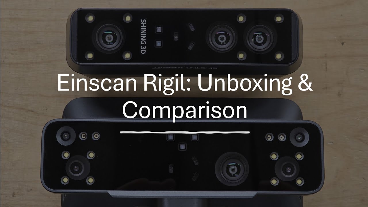 Unboxing and Comparing the Einscan Rigil to the Einstar Rockit