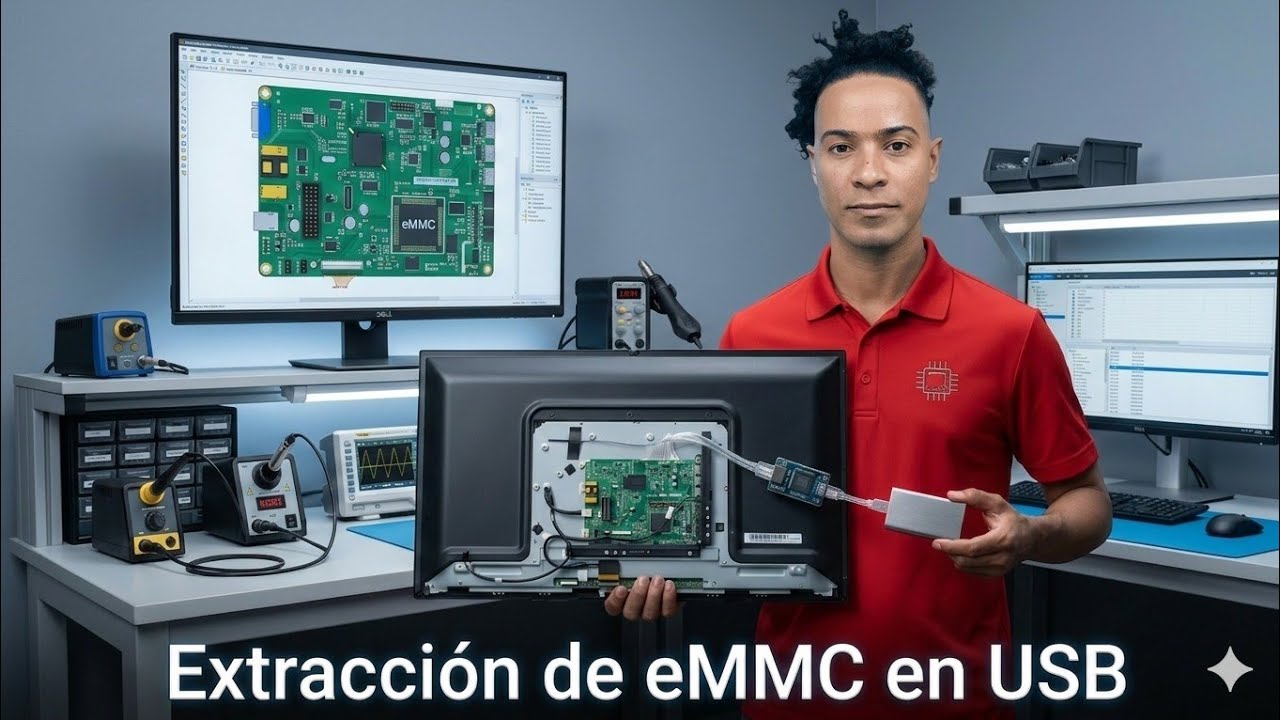 👉Cómo extraer datos de la memoria EMMC en una USB, mira como lo hacemos 👉TP.MS358.PB802