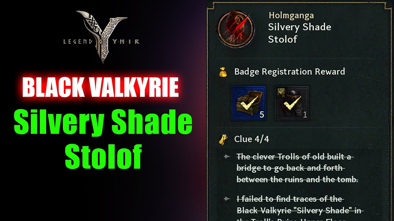 Legend of Ymir: Silvery Shade Stolof &ndash; Black Valkyrie Full Guide!