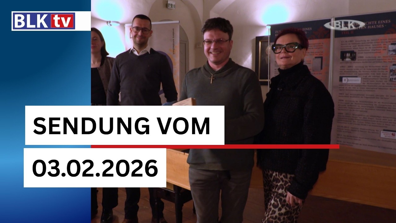 Aktuelle BLK Regional Sendung vom 03. Februar 2026 | Regionale Nachrichten