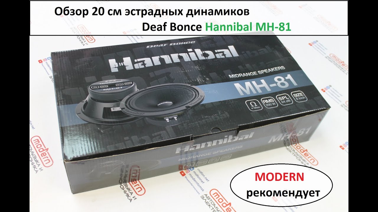 Обзор на 20 см эстраду Hanniball MH-81