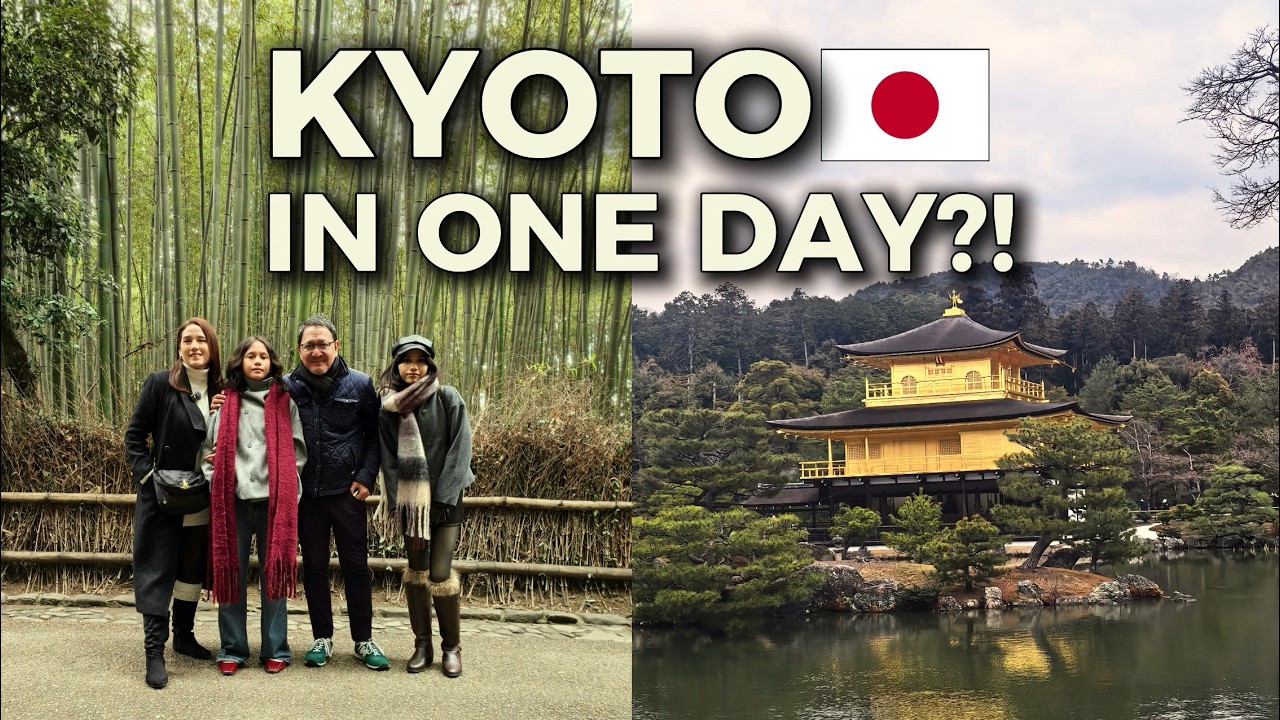 Kyoto in One Day 🇯🇵 Arashiyama Bamboo Forest, Golden Pavilion & Gion | Japan 2026 Ep.3