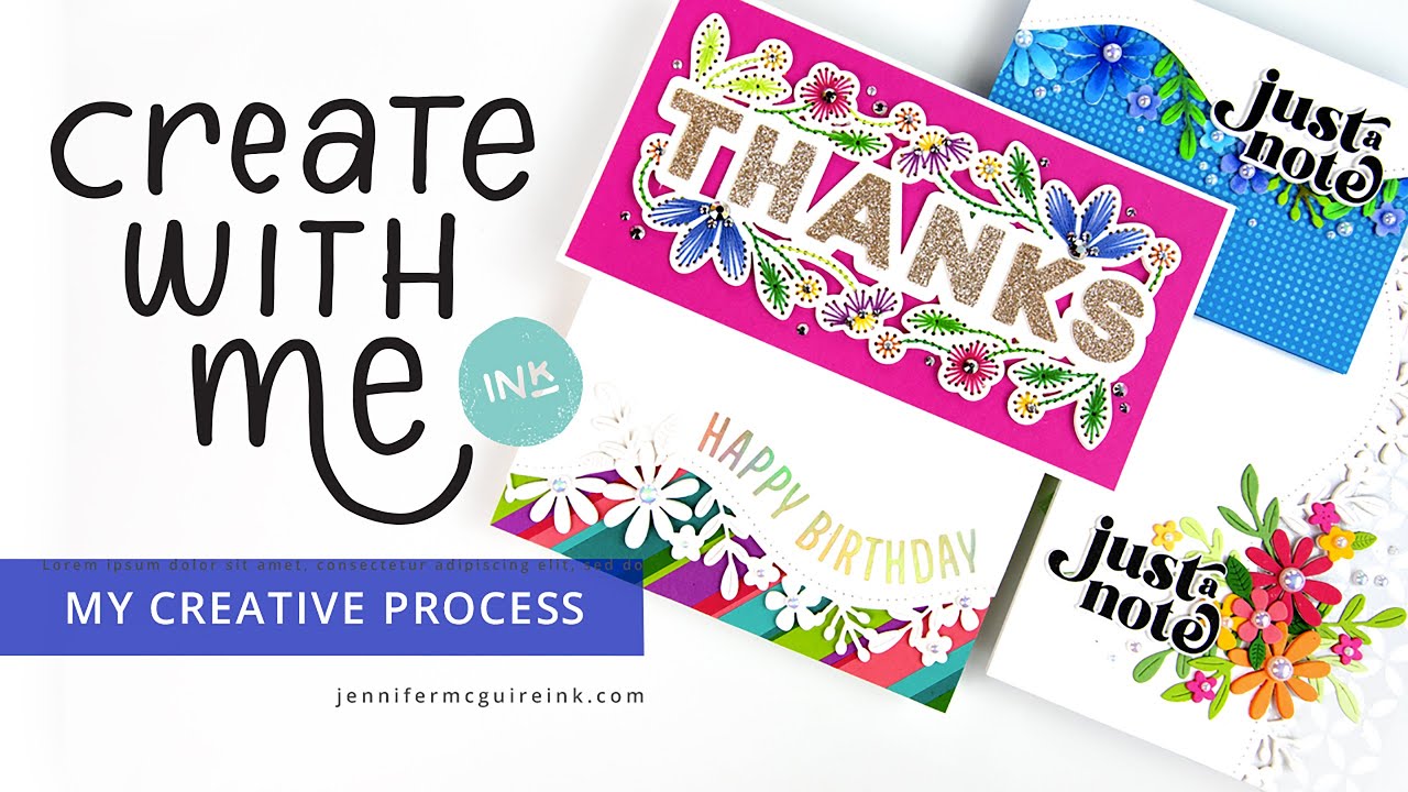 Create With Me: My Creative Process + LOTS of Cards!