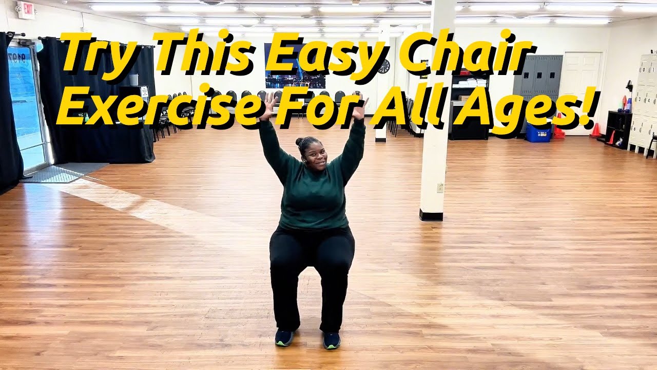 Попробуйте это упражнение на удобном стуле для всех возрастов!