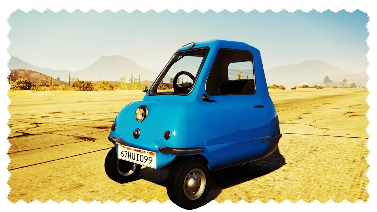 WORLD'S SMALLEST CAR (Peel P50) | GTA 5 PC Mods