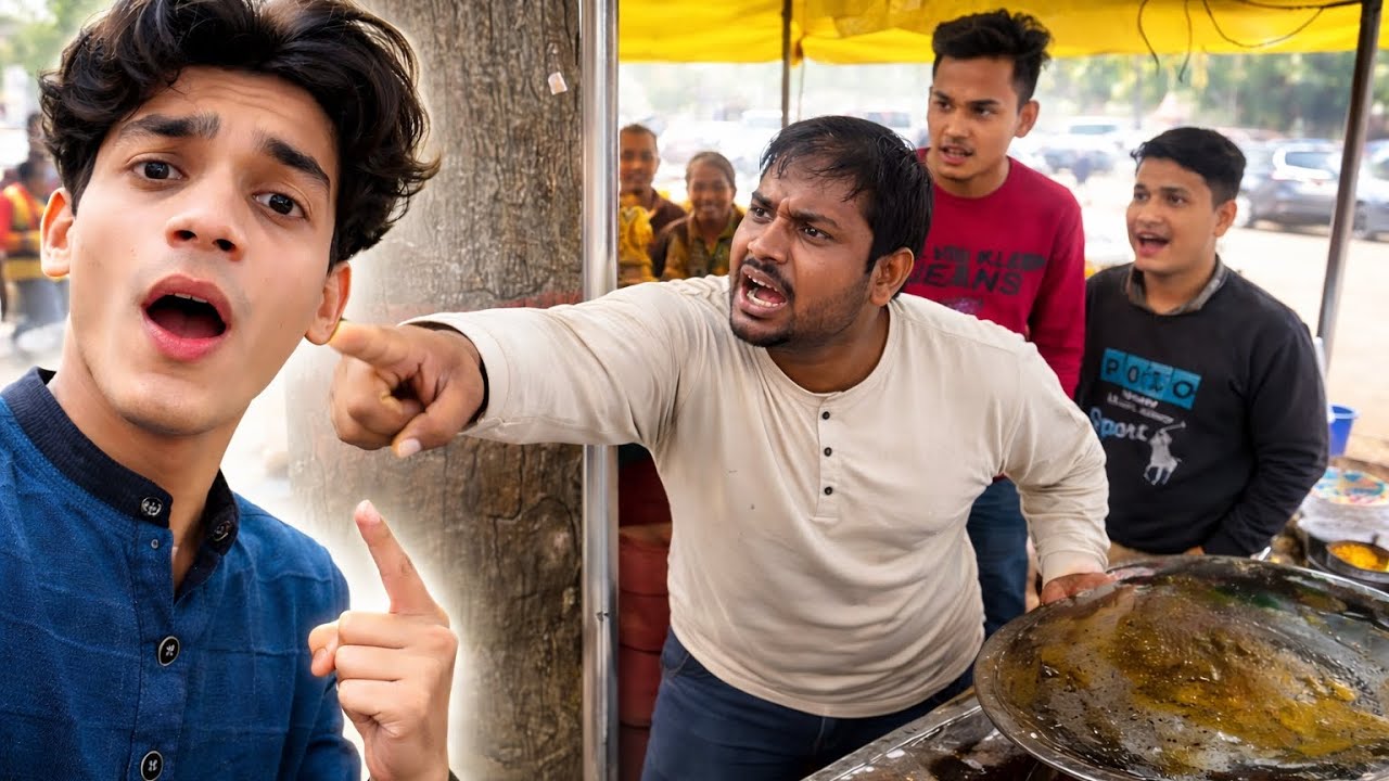 “Maalik Gussa Ho Gaya 😳 | Food Stall Prank Gone Wrong 😂”