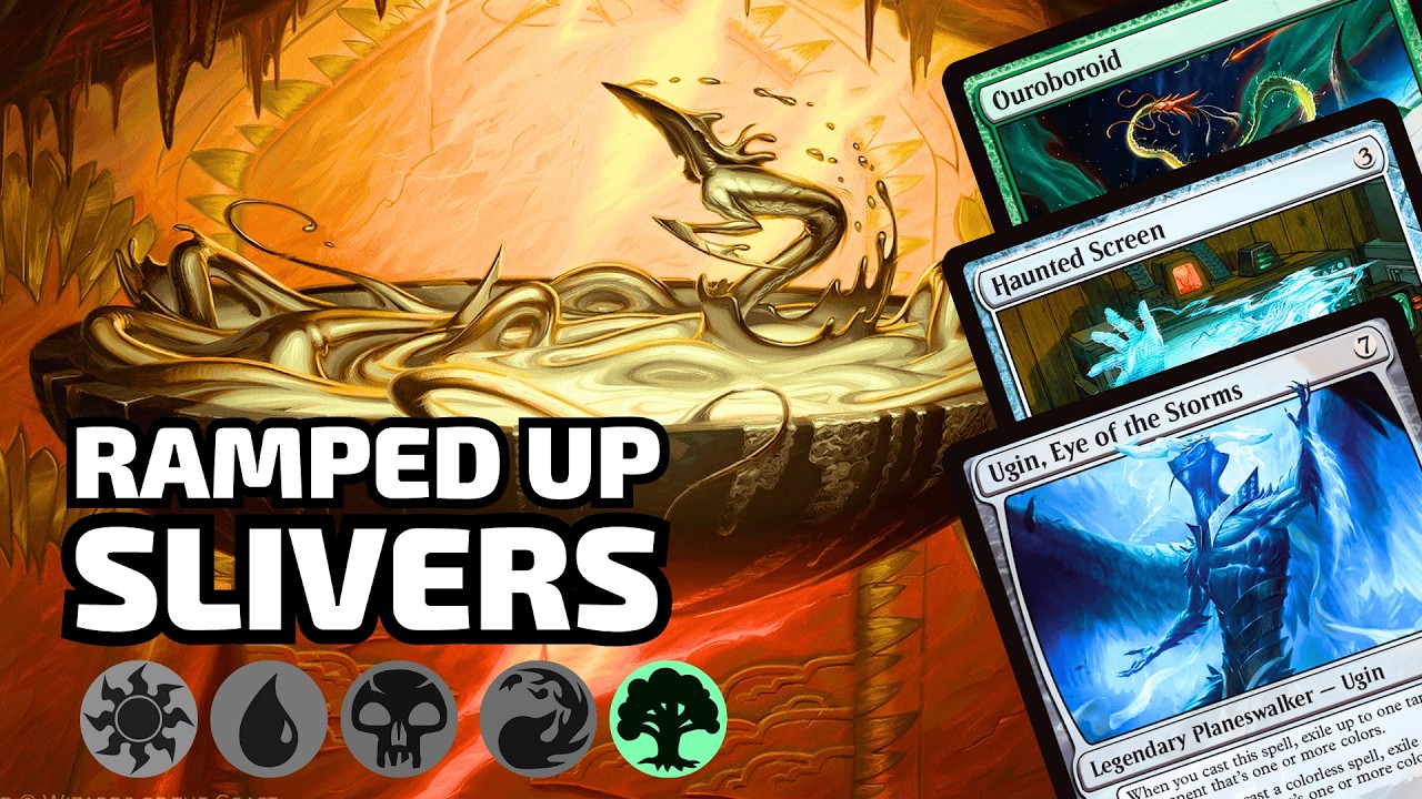 🟢Ramping To Slivers And Ugin is CRAZY! | MTG Arena Standard Ranked Edge of Eternities