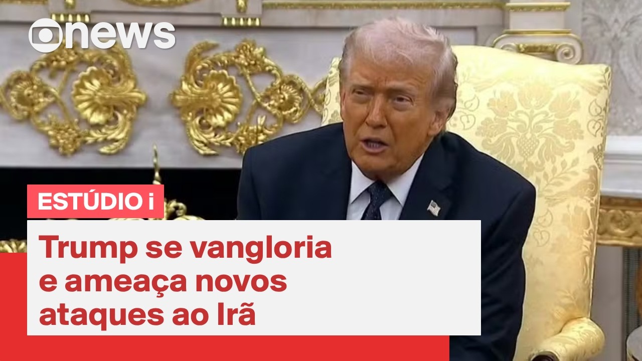 Trump exalta as próprias ações e afirma que haverá nova onda de ataques ao Irã