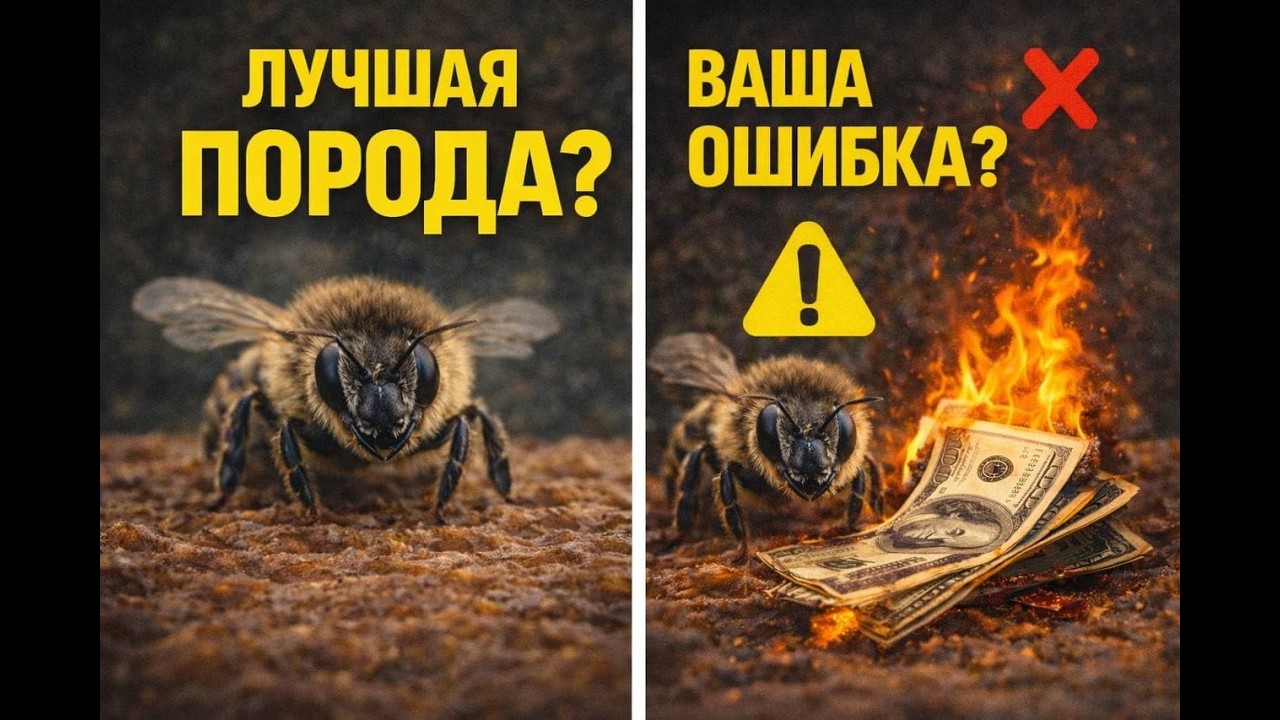 Лучшая порода пчёл? Вот где новички теряют деньги