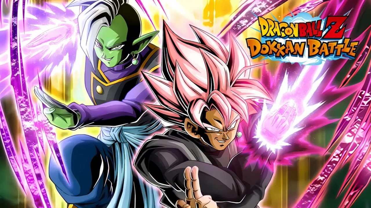 Dragon Ball Z Dokkan Battle: LR Rose Goku Black + Zamasu Active Skill OST (Extended)