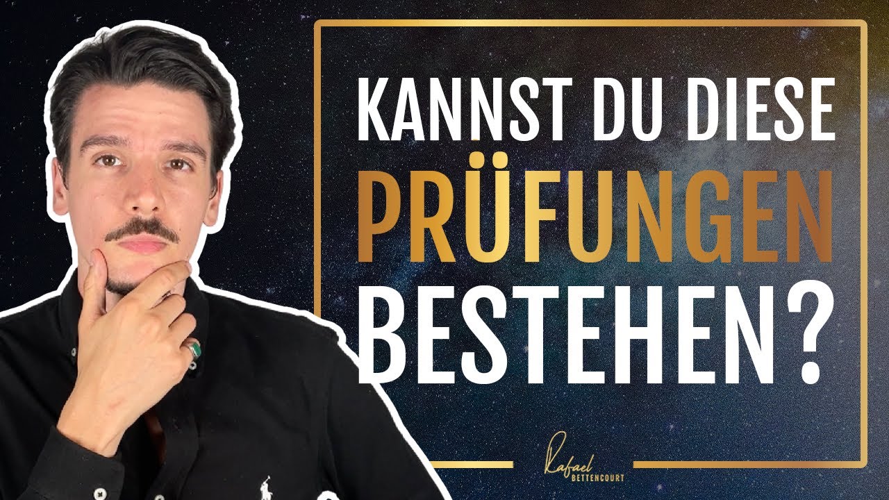 Das Universum testet dich - kannst du diese 3 Prüfungen bestehen?