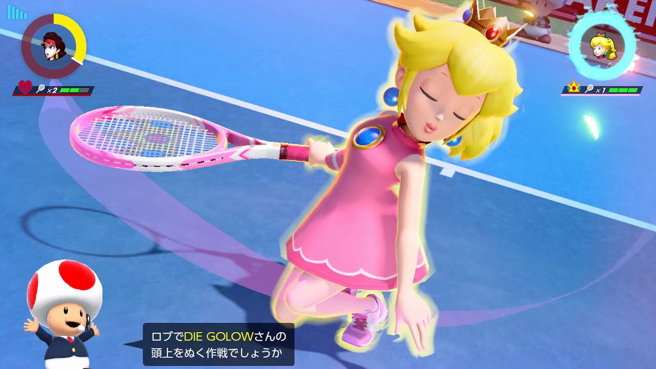 【マリオテニスエース】S +ランクのタイブレーク　(2021・vsDIE GOLOWさんピーチ)