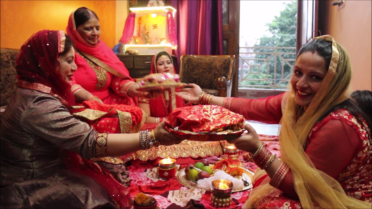 Celebrate Karwa Chauth At Home Full day Rituals | Full karwa chauth katha in punjabi