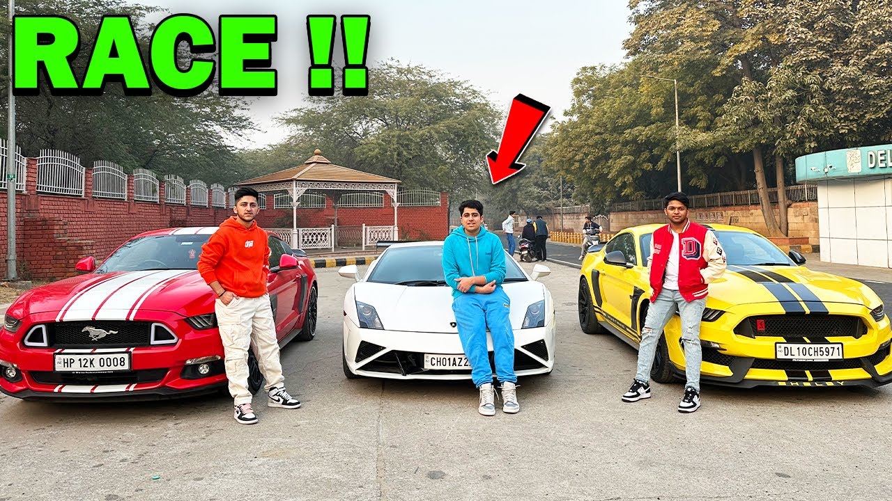 Lamborghini Vs 2 Mustang Gt 😍 | Lamborghini Final Krdi