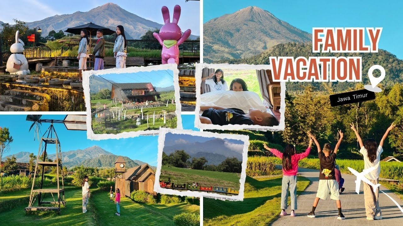 FAMILY VACATION DI JAWA TIMUR  || PENGALAMAN MENGINAP DI ASMARALOKA VILLA AND RESTO