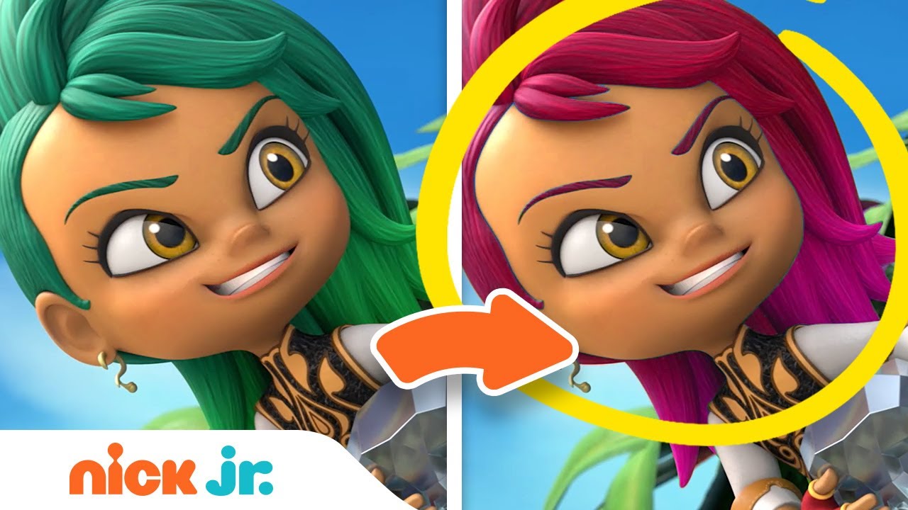 Spot the Difference #18 w/ Santiago of the Seas & Bonnie Bones! | Nick Jr.