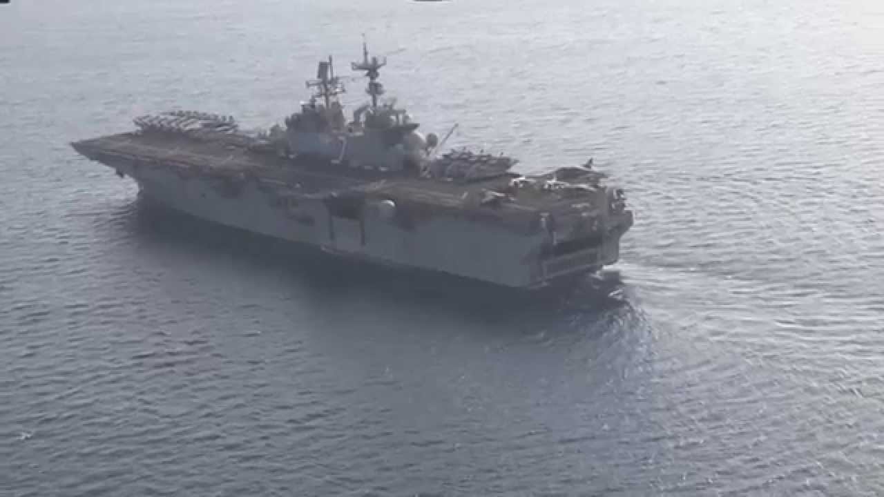 USS Iwo Jima underway in the Gulf of Aden