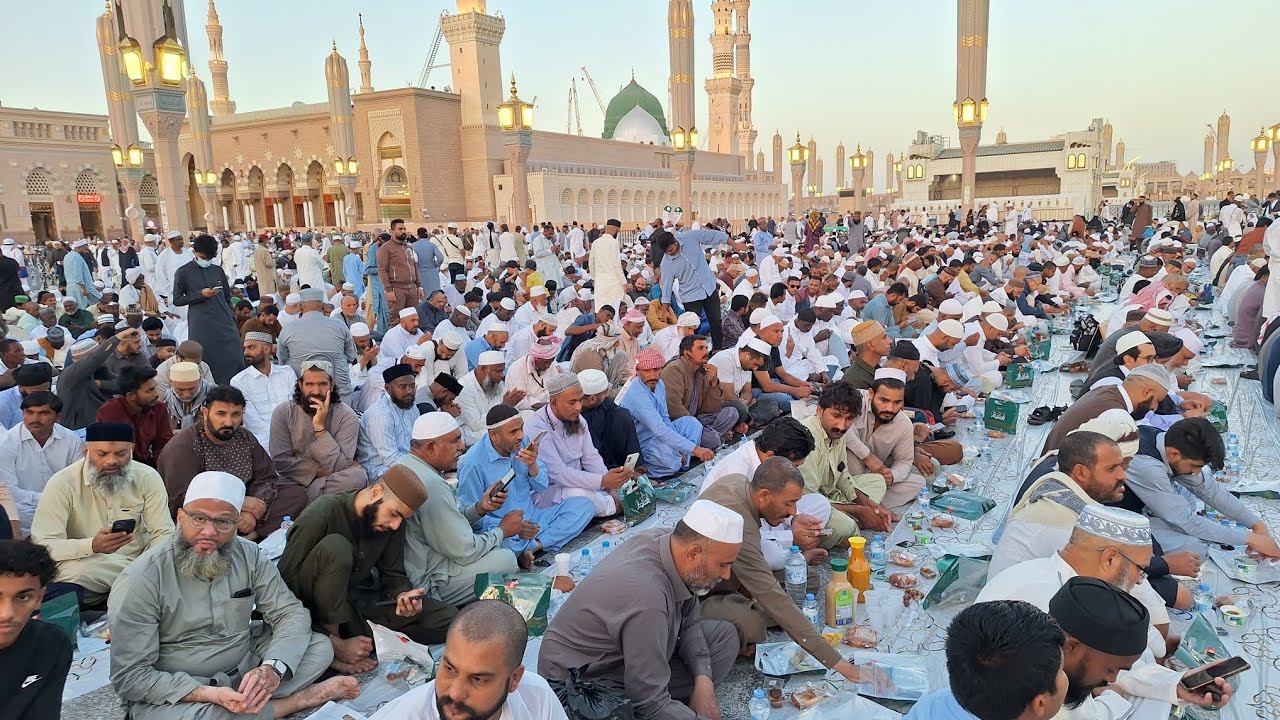 🔴LIVE(21)Iftari in Masjid-Al-Nabawi | Madina Sharif🕌 #ramadan2026 full video juma mubarak jiyarat