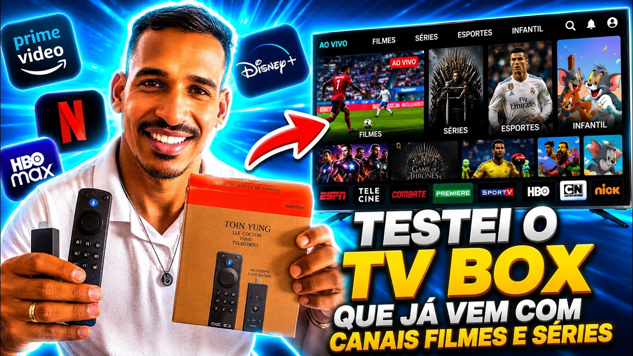 🔥😱 TV BOX COM CANAIS LIBERADOS! CONHE&Ccedil;A ESSE FIRE STICK COM V&Aacute;RIOS APLICATIVOS DE IPTV 😱🔥