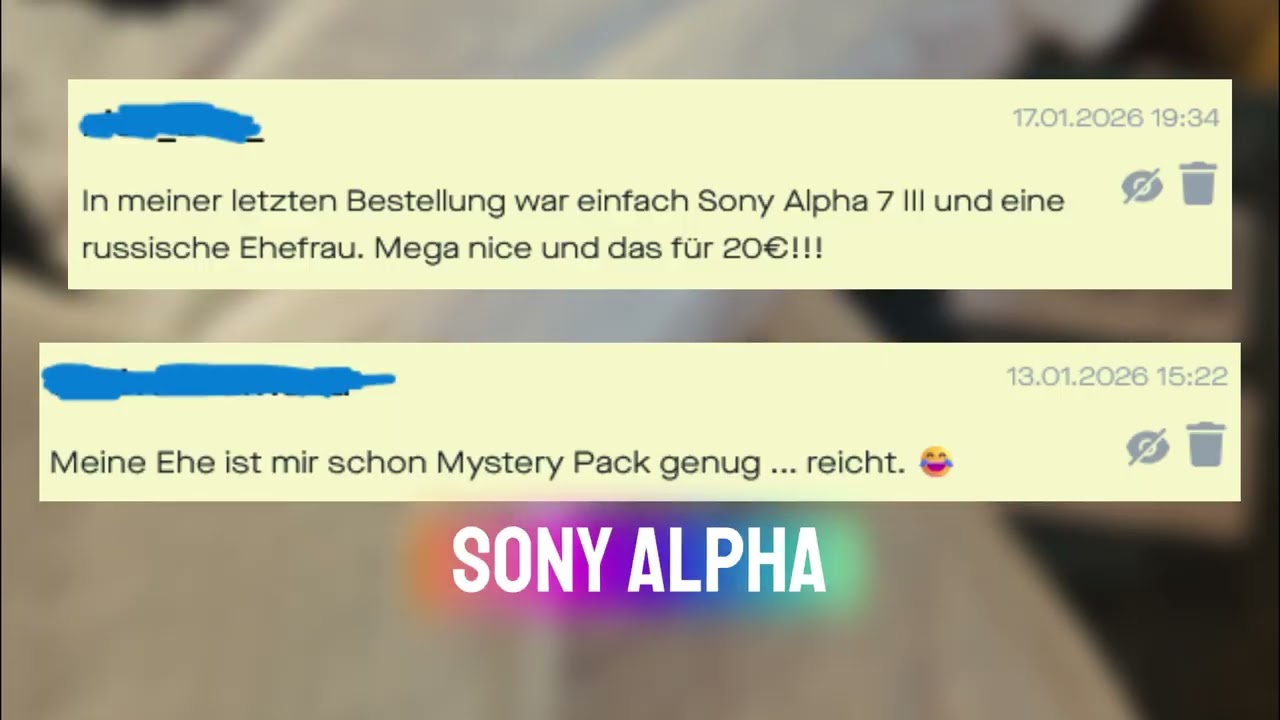 Russische Eherfrau im Paket gefunden...