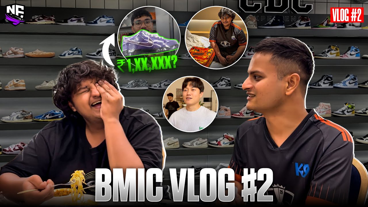 BMIC VLOG #2 : Behind The Scenes & Sneakers Shopping💜