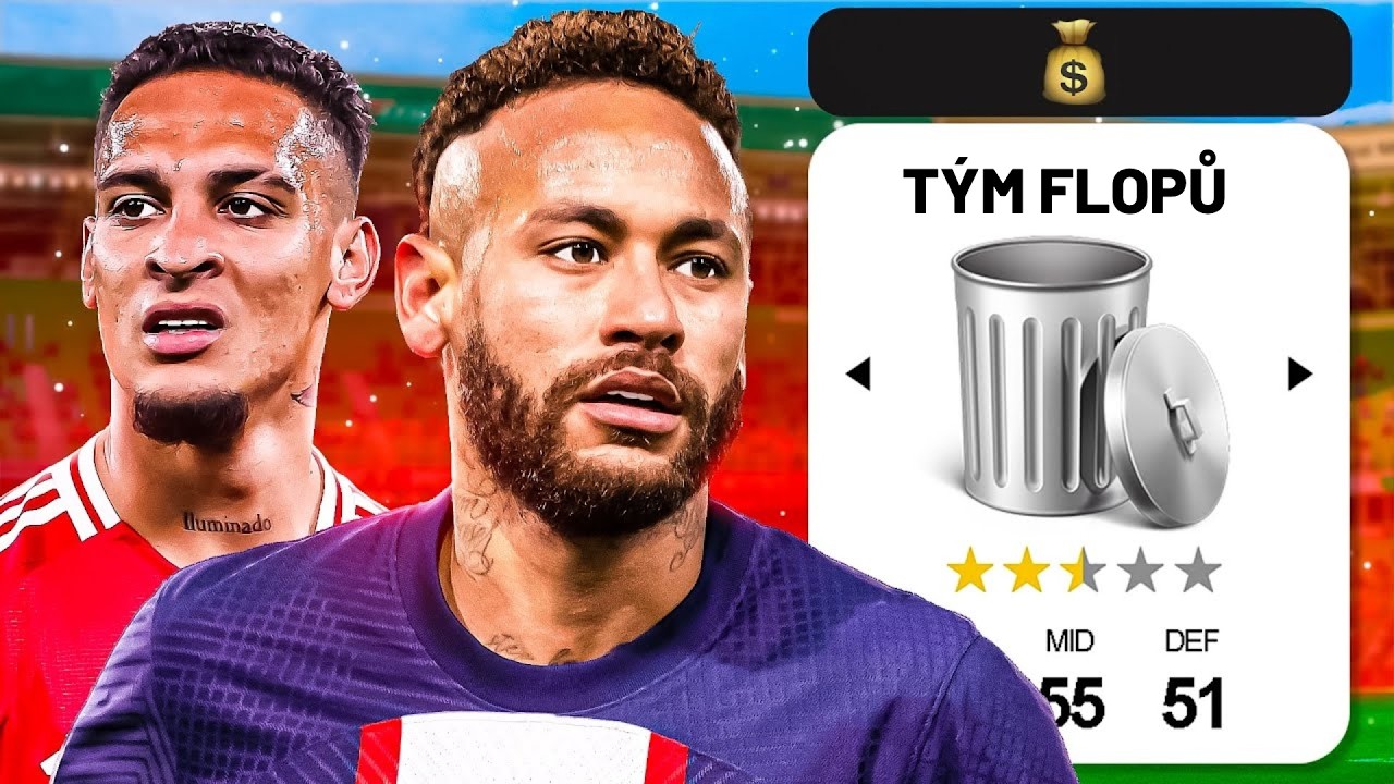 Poskládal jsem tým POUZE z NEJVĚTŠÍCH FLOPŮ FOTBALU! 👑🥶