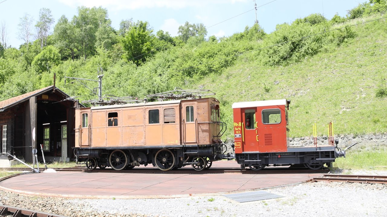 RhB,Extra-Überführungszüge zur Eröffnung Landwasserwelt und GV Club 1889 plus Lok 205,13.-16.06.2025