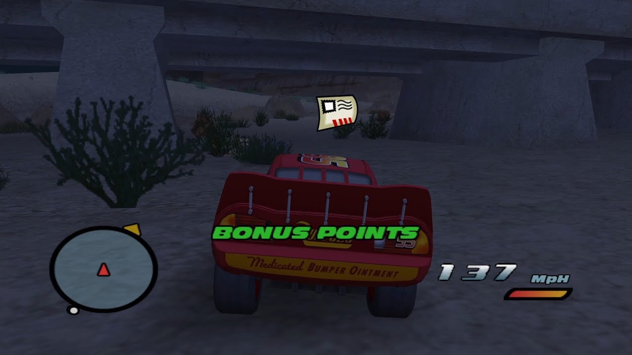 Cars Wii - Lizzie's Postcard Hunt - Ornament Valley (Dolphin)