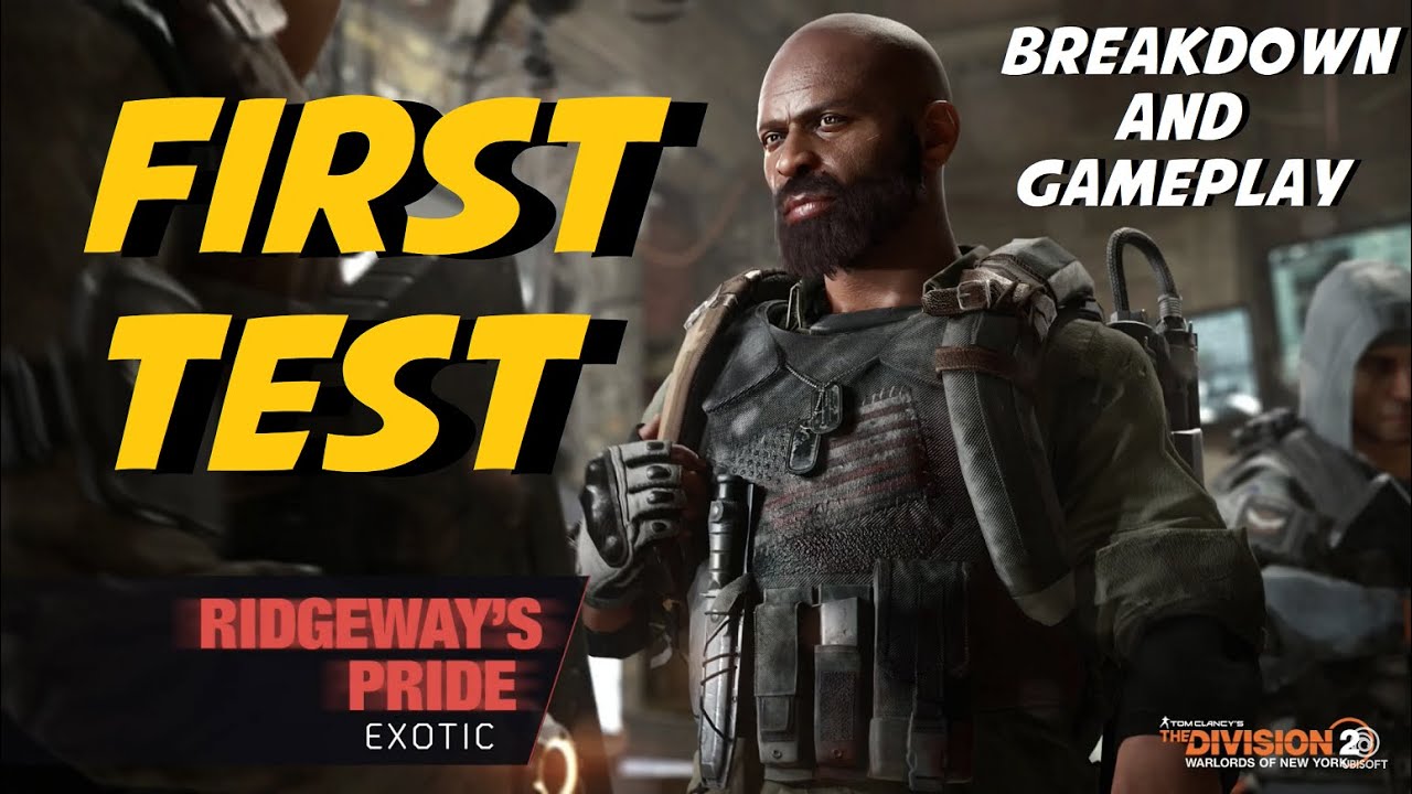 *NEW* Ridgeway's Pride Exotic Chest | The Division 2: TU11 (PTS)
