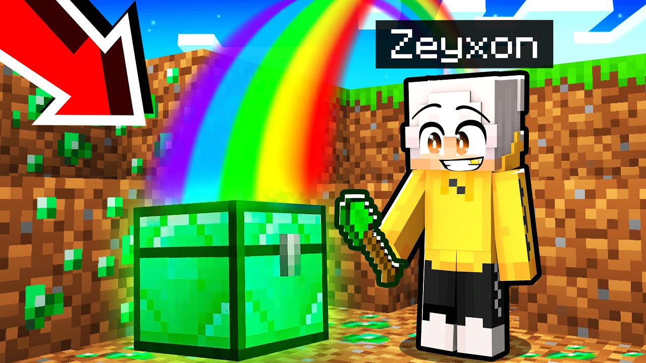 Ho TROVATO una CASSA di SMERALDO in Minecraft