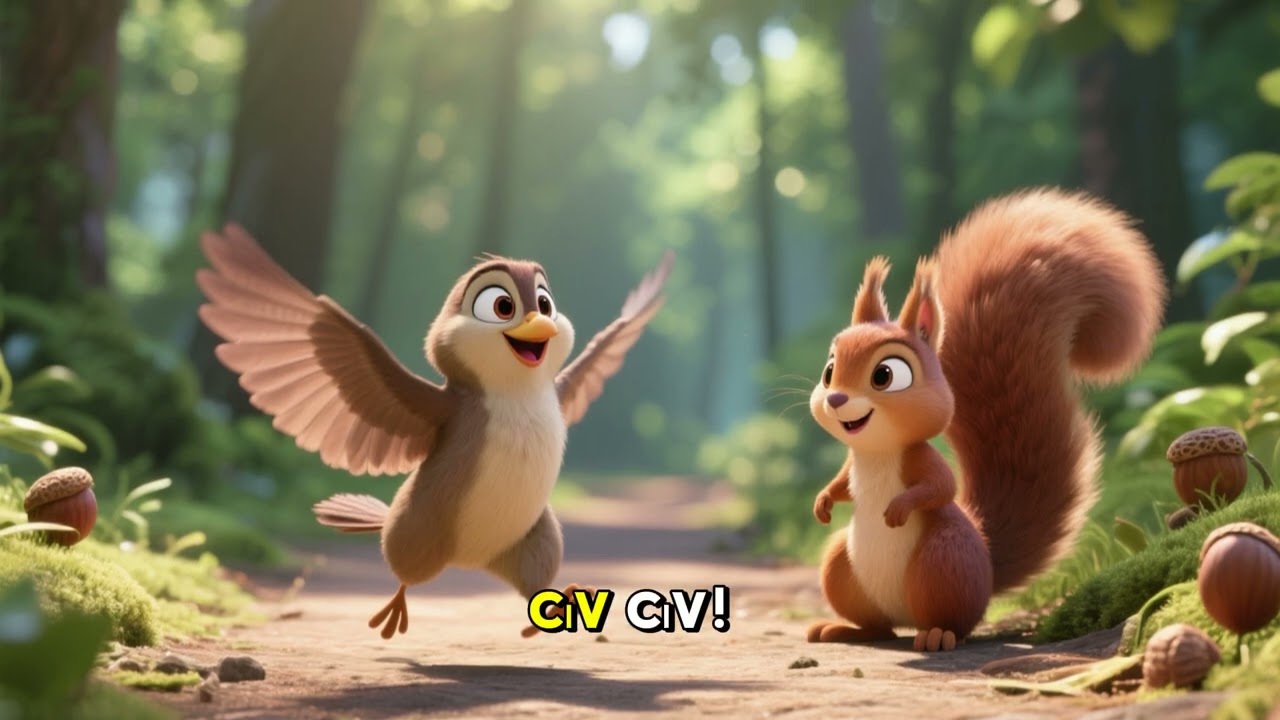 🐿️ Küçük Sincap Fındık’ın Sabah Macerası ☀️