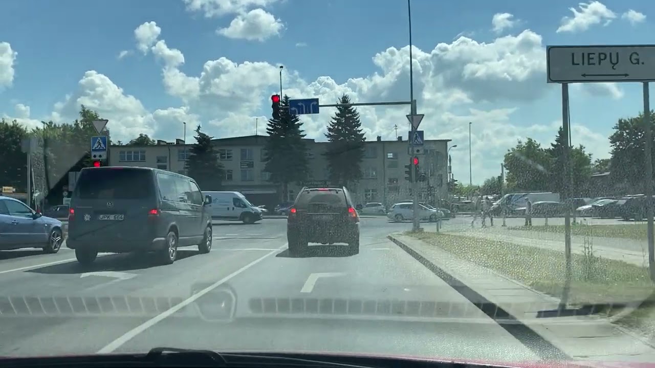 Praktinio Regitros vairavimo egzamino maršrutas (Gabrielės prašymu imituojam egzaminą)