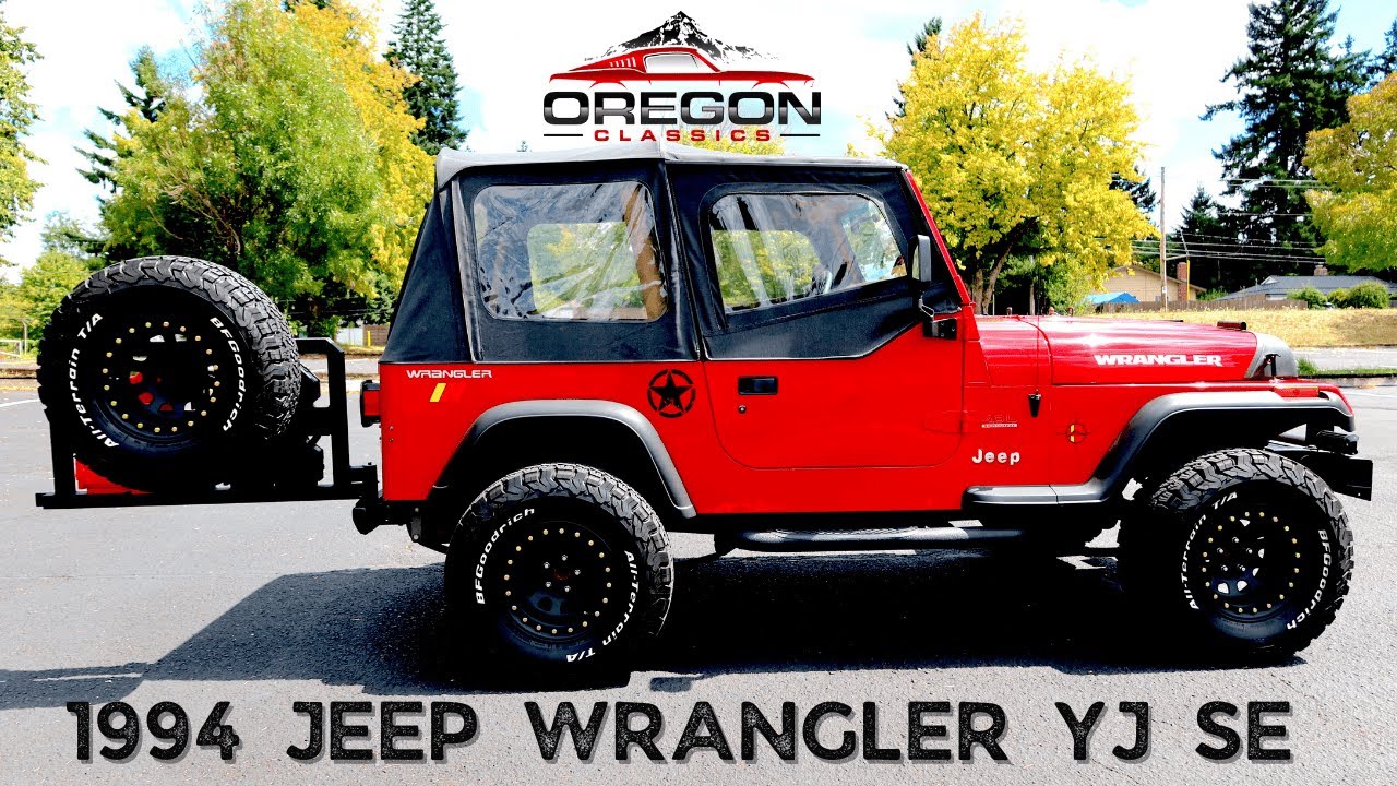 1994 JEEP WRANGLER YJ SE - INSPECTION SUR DEMANDE