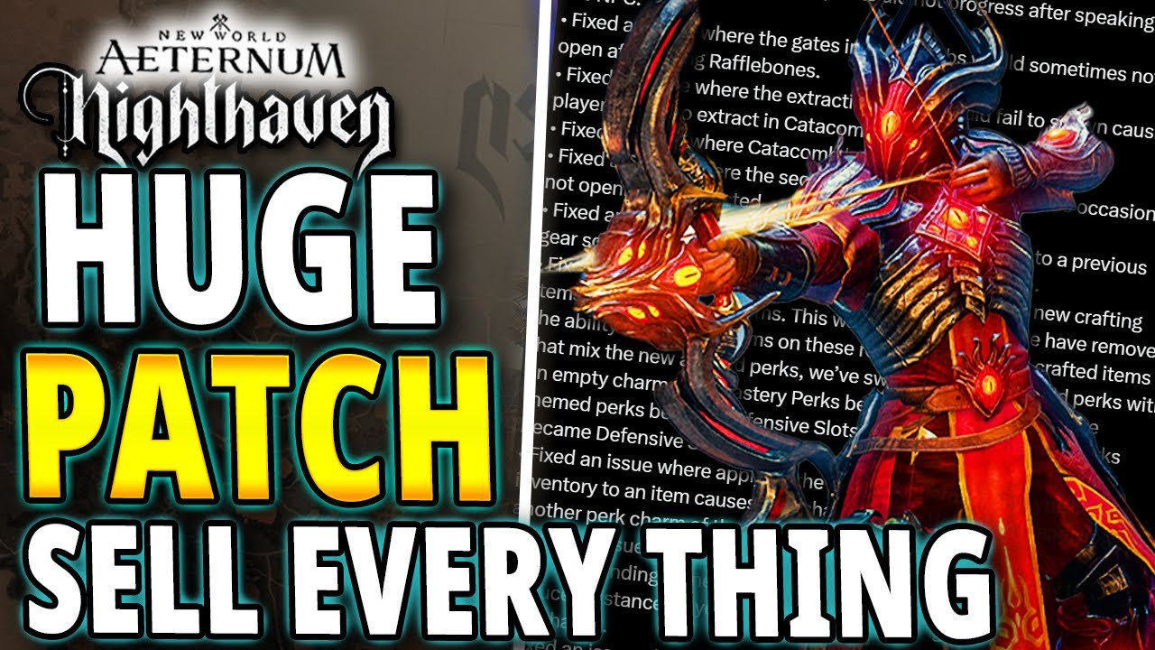 «Разработчики New World наконец-то проснулись — только что вышел ОГРОМНЫЙ патч!