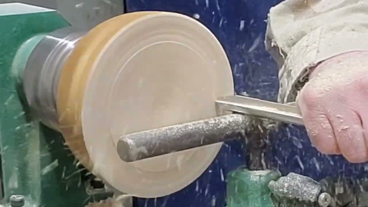 wood turning-Turned cell phone sound amplifier