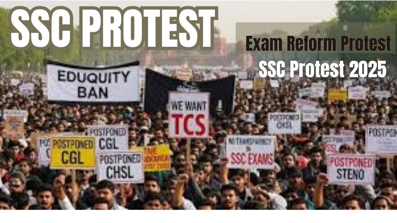 Exam Reform Protest | SSC Protest 2025 | Railway Protest | SSC & Railway Reforms 2025
