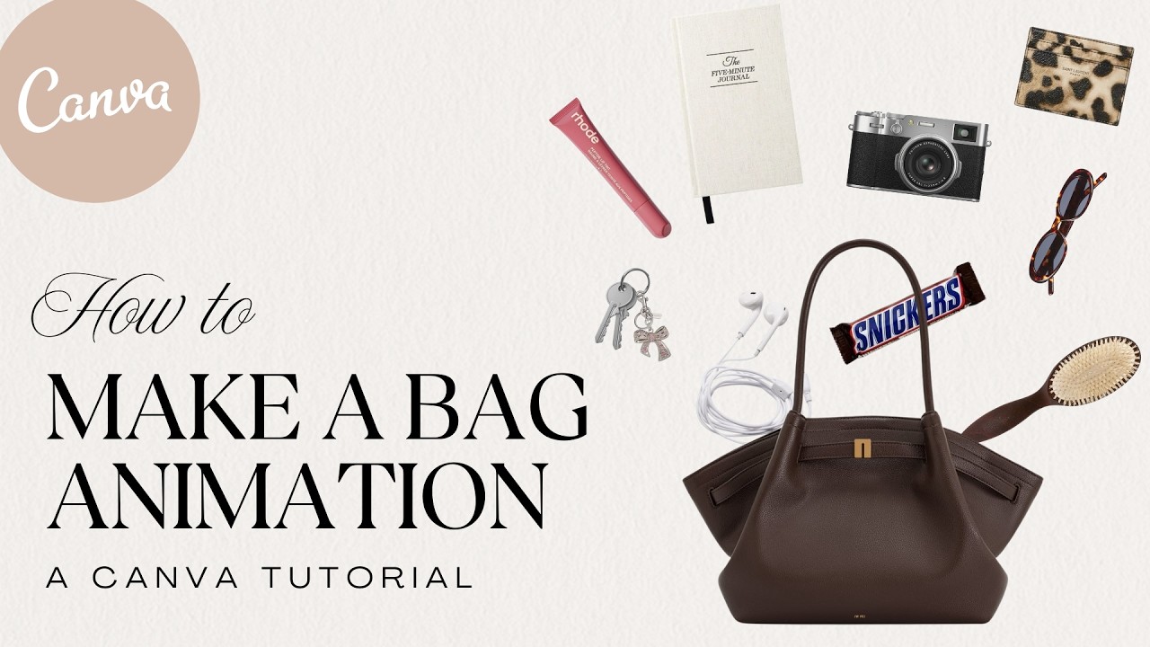 'What's in My Bag' Animated Canva Tutorial