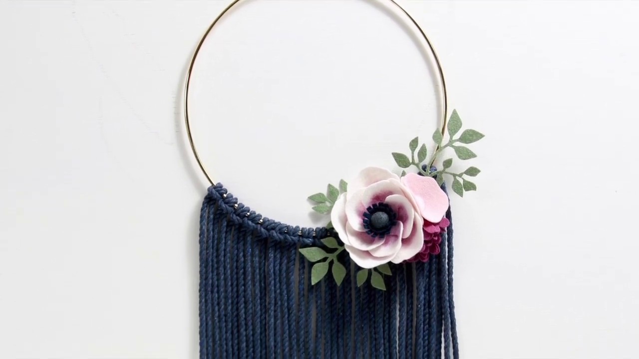 Lark's Head Knot Boho Macrame Wreath