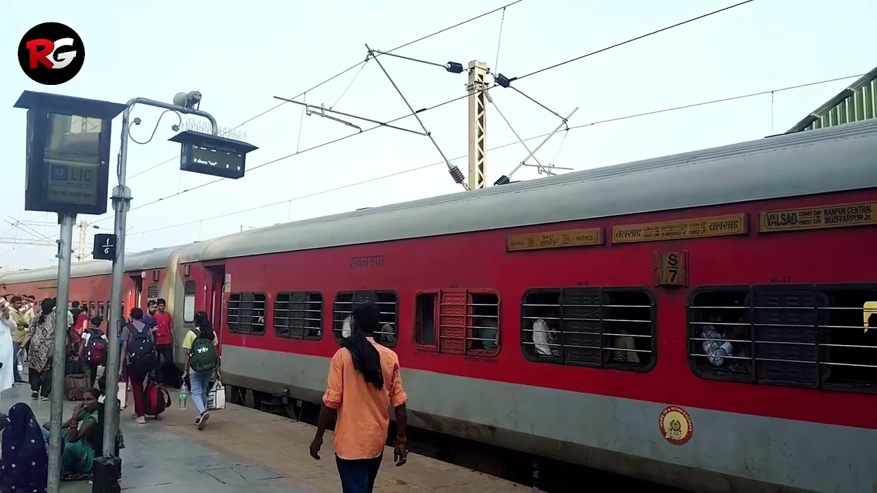 Announcement of Udyogkarmi Express at Kanpur Central Railway Station