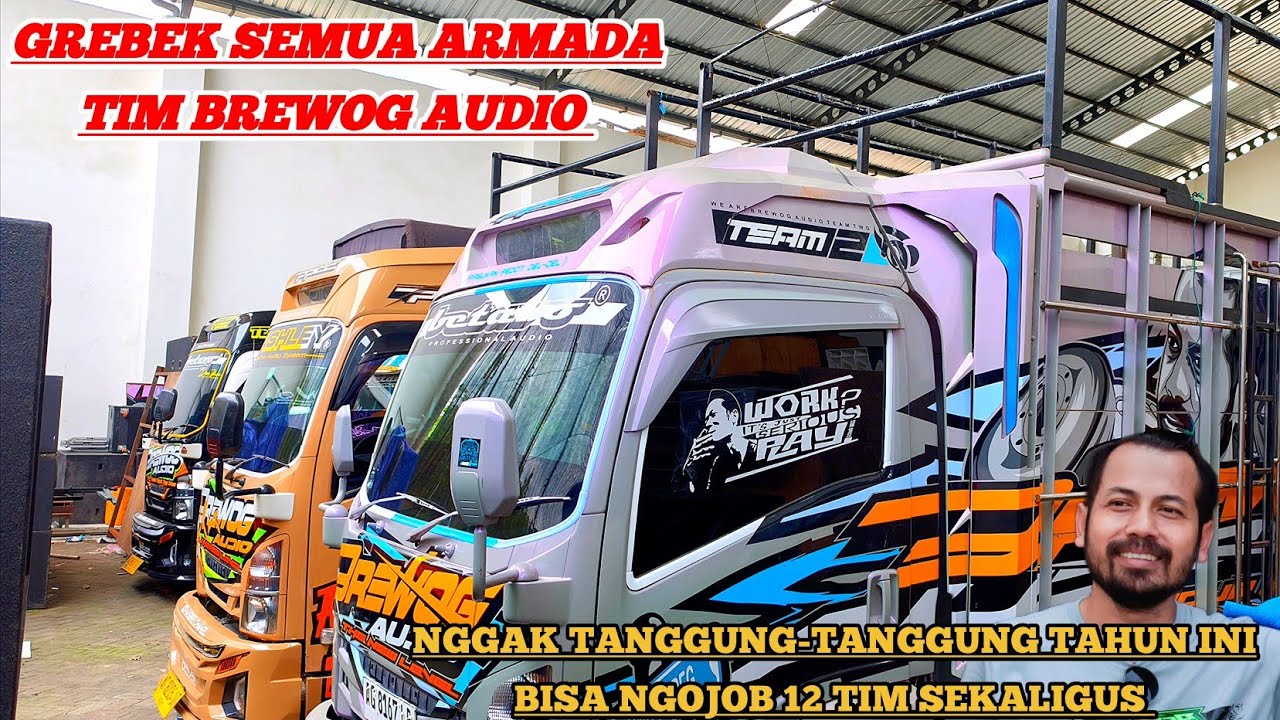 Grebek semua armada tim BREWOG AUDIO, nggak tanggung² tahun ini sekali keluar bisa 13 tim sekaligus 