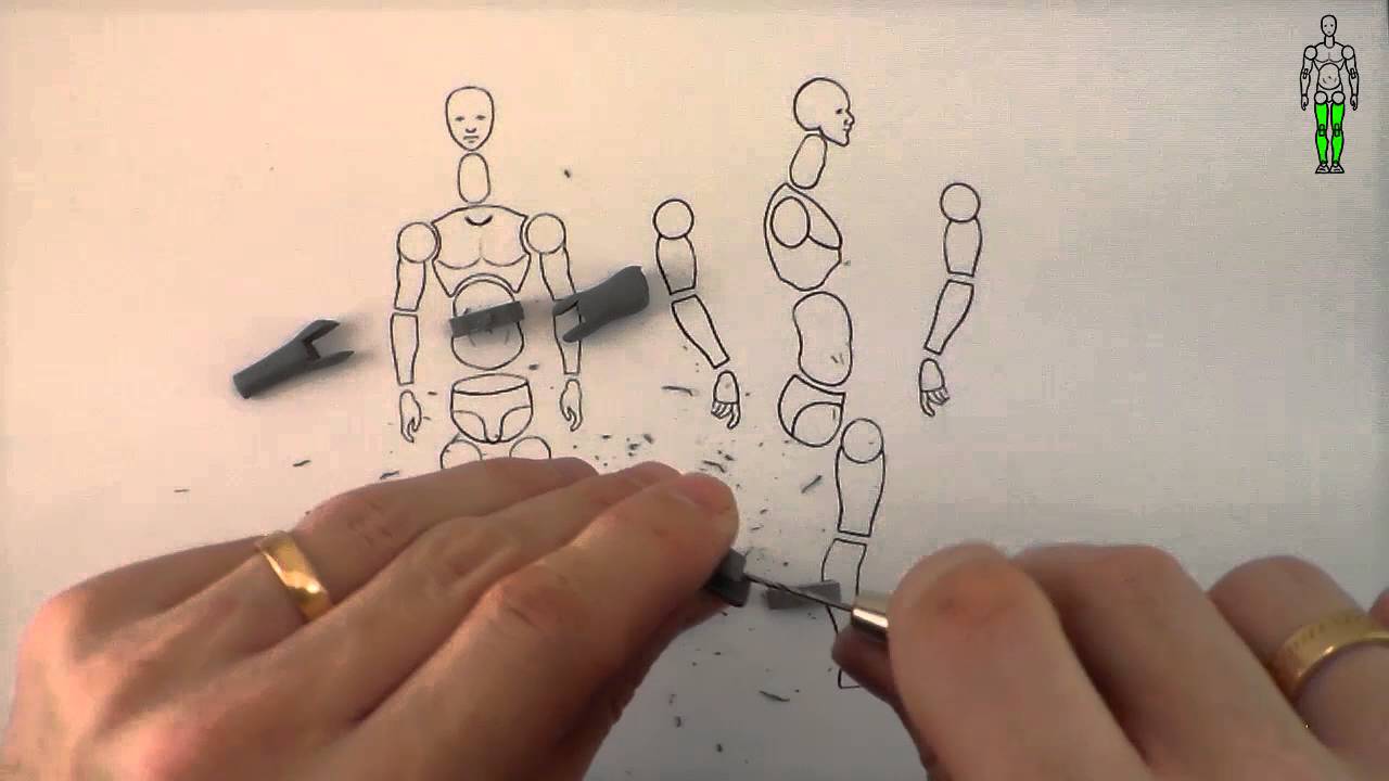 Making a basic polymer clay action figure - Part 1