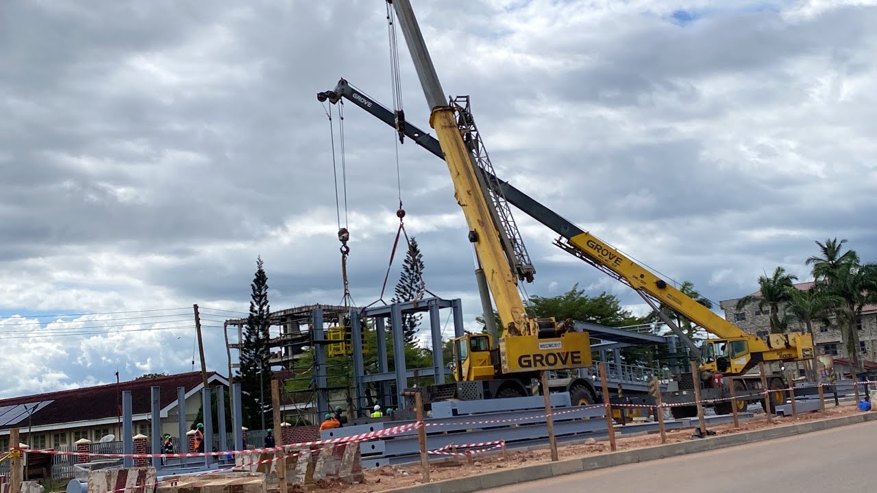 Update On The Ongoing Takoradi First Overhead Footbridge