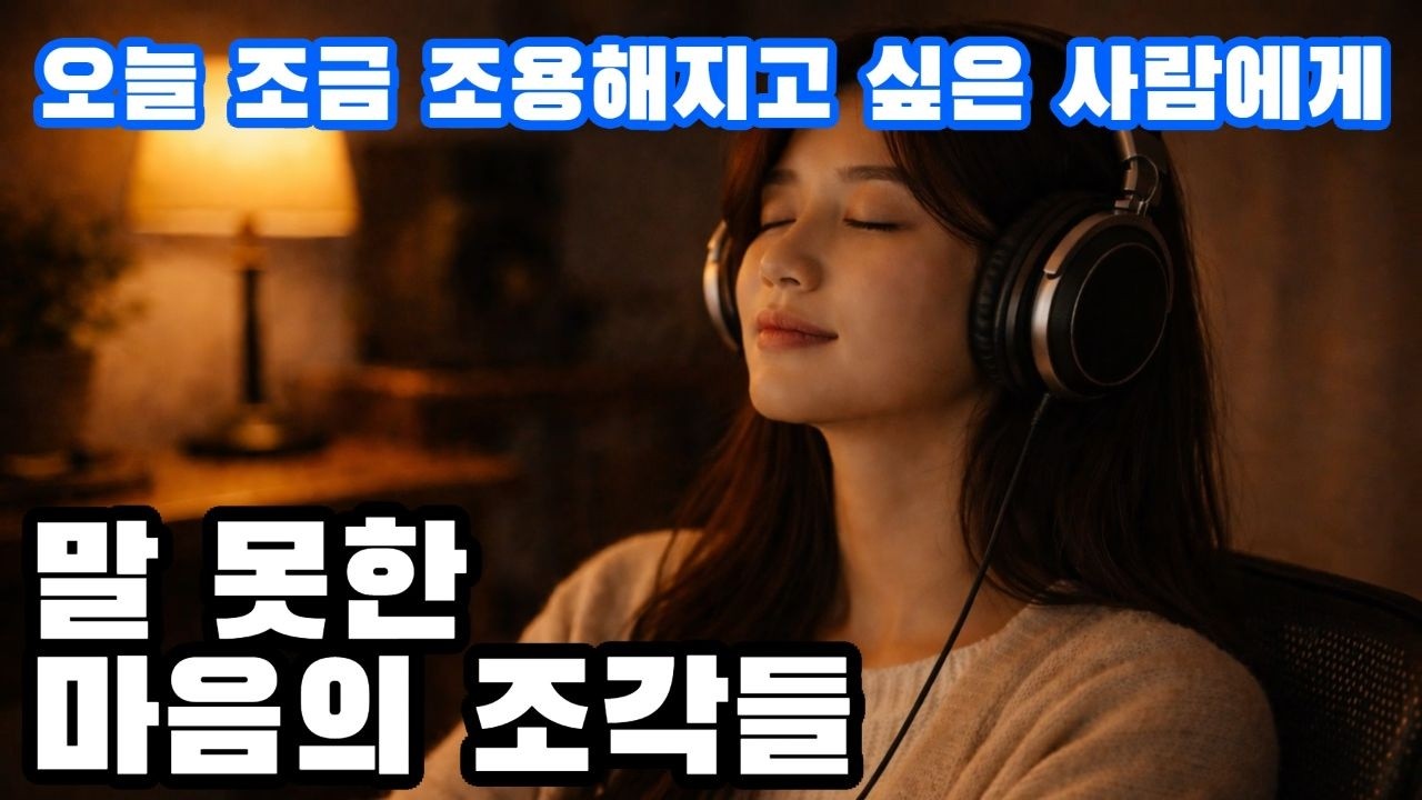 말 못한 마음의 조각들 | 지친 하루를 끄는 법 | MU:ON 감성 | 뮤직파크 | 일상공감 음악