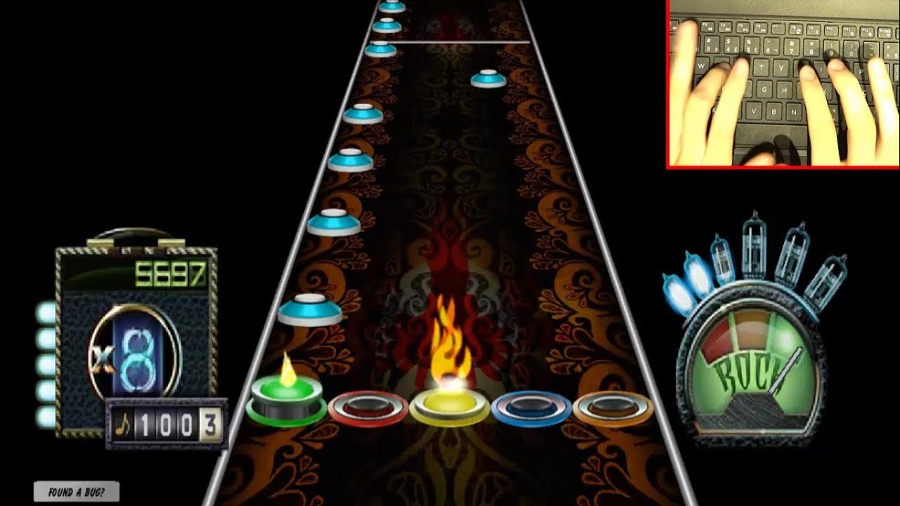 [Flash Guitar Hero] Holding On - DragonForce FC 100% Expert |RECORD| (WITH HANDS)