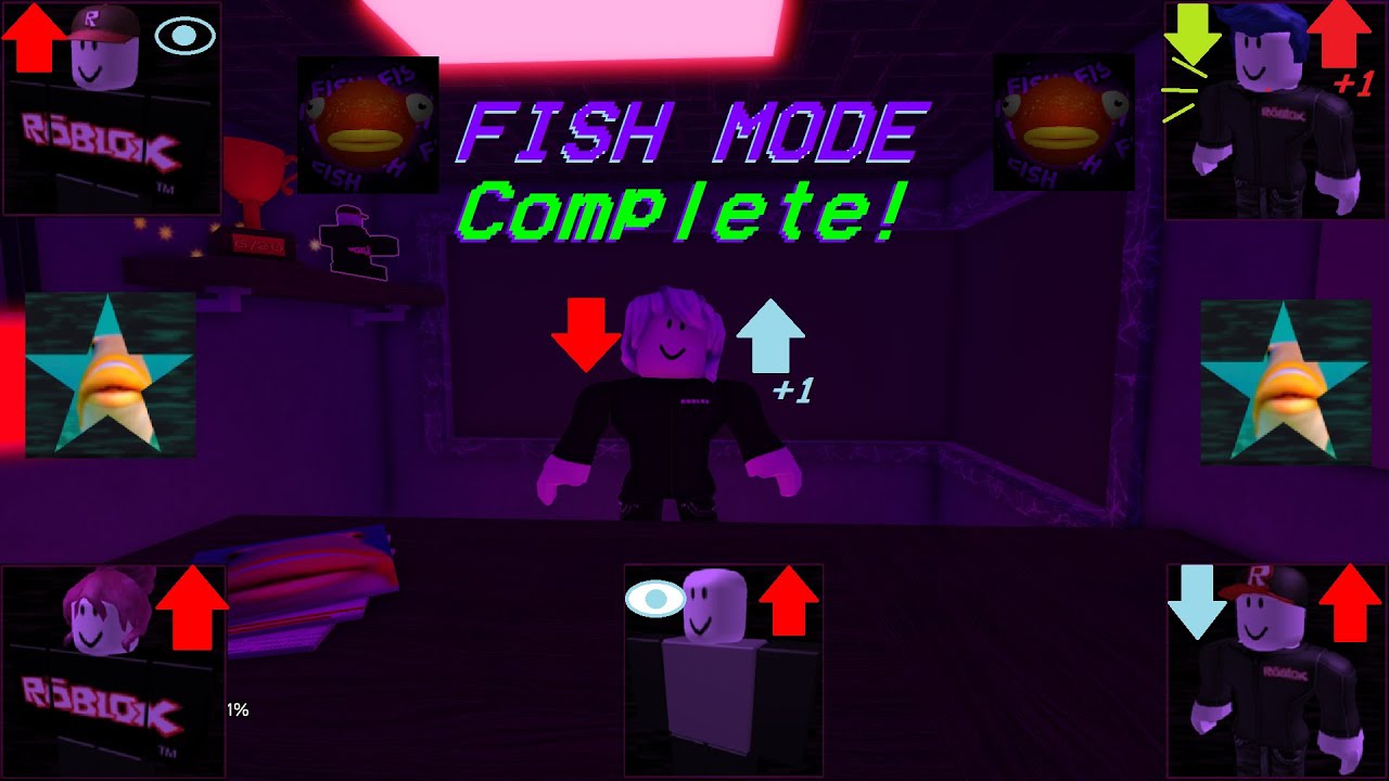 Roblox Nightmare with Guests: I beat Fish Mode! (First Victor)