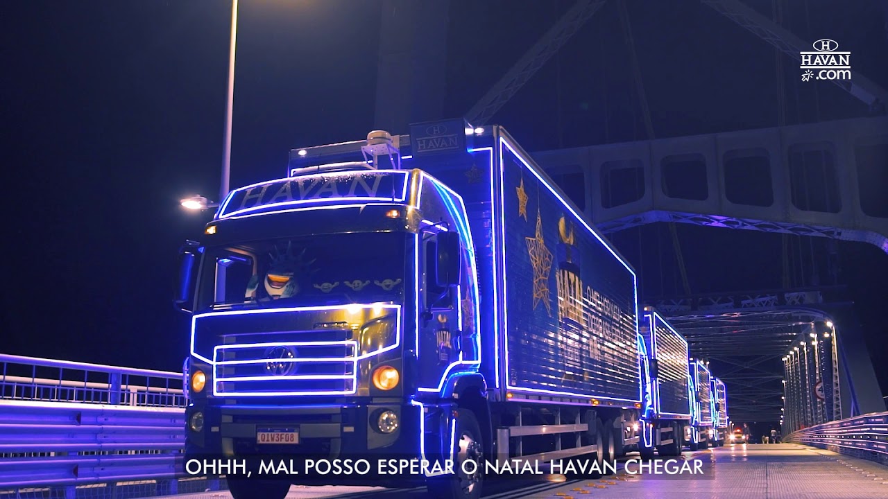 Carreata Natal Azul Havan 2020