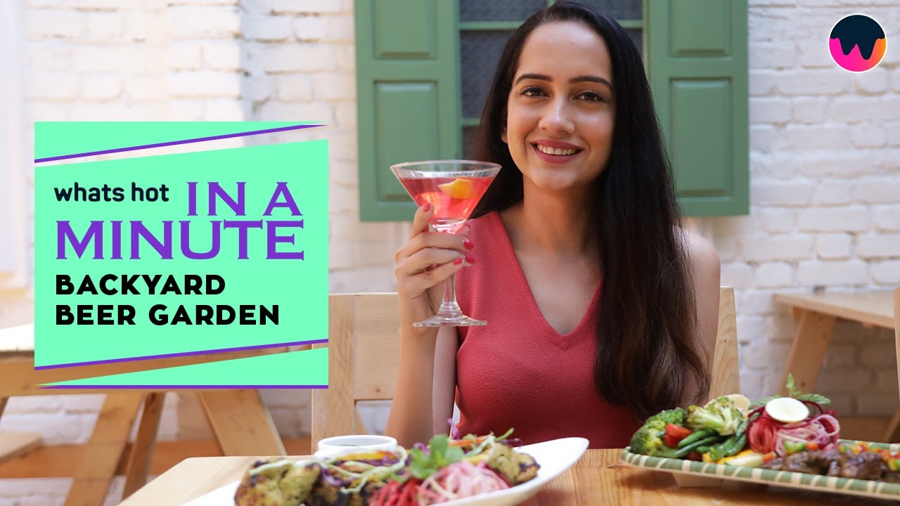Drop In At The Backyard Beer Garden For Great Drinks, Delicious Snacks & Laid Back Ambience!