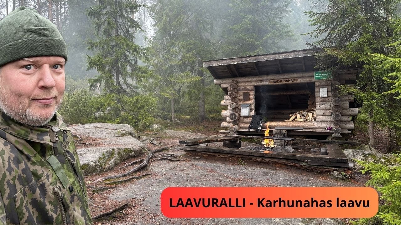 Laavuralli 28 - Karhunahas laavu - Karhunpolku - Jykeviä kallioita ja historiaa